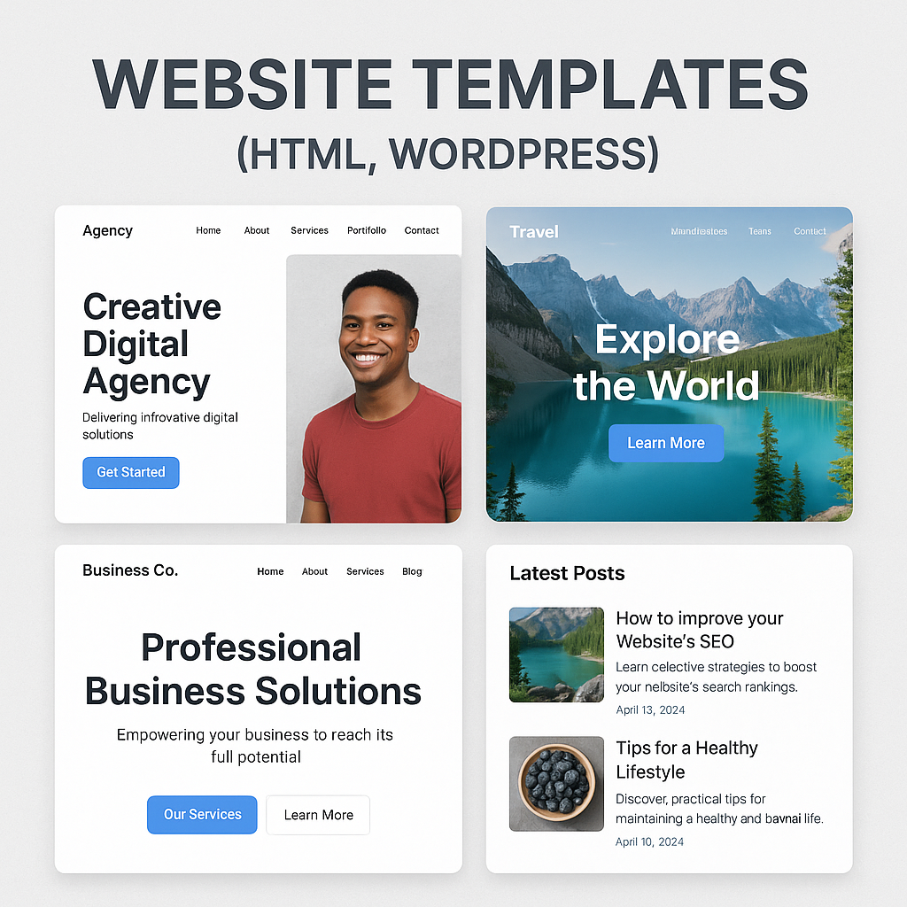 Websites templates